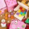 Cajas de Regalo de la Serie Navideña Creativa, Cajas de Colores Navideños, Cajas Simples de Almacenamiento de Regalos para Fiestas Diarias, Cajas de Regalo