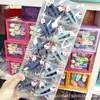 Lindo Moño Gato Kt Cereza Mezclilla Calado Niños Clip BB Coreano Dulce Niña Clip para Flequillo Pasador