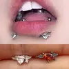 Amor alas circón de diamante labio uña hueso de la oreja uña chica popular nicho transfronterizo europeo y americano perforación accesorios de Yiwu joyería