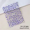 Adesivos Coloridos de Flor de Cinco Pétalas para Nail Art com Base Adesiva Plana, Pequenas Flores Simples e Versáteis Adesivos para Unhas Decorações Dh202