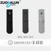 Meias Zobalen Zhujie, meias masculinas de meia-canela para primavera e outono, algodão puro, design com letras pretas e brancas, absorventes de suor e umidade, meias esportivas, atacado
