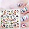 Transfronterizo Lindo Rostro Sonriente Niños Calcomanías para Uñas Infantiles Diseño Creativo Uñas de los Dedos Brillantes Pegatinas DIY Arte Venta Caliente Al Por Mayor