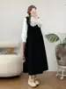 Vestido Regata Japonês Ruffle Decote U Solto para Verão 2026 para Mulheres Vestido Casual Reto Emagrecedor Venda por Atacado