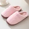 Chinelos de Algodão Femininos Inverno Antiderrapante Pelúcia Quente Chinelos de Confinamento Interno Casa Masculino Fofo Peludo Algodão Chinelos Inverno