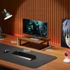 Soporte elevador para ordenador de escritorio, base elevadora para monitor, estante de almacenamiento multicapa, soporte para mando y auriculares para sala de juegos