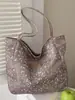 Bolsa Tote Casual de Doble Cara para Mujer 2026 Verano Nueva Versión Coreana de Lona de Gran Capacidad Bolso de Hombro Bolso de Moda para Viajar