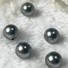 Accesorios de Agujero Medio de Nicho Perla Imitación Shijia de Alto Brillo Cuentas Redondas Blancas Australianas Cuentas Sueltas para DIY Collar Pulsera Joyería