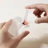 Punta para Uñas Artísticas Pieza de Ajedrez Transparente con Soporte de Exhibición Magnético Uñas Portables Ojo de Gato Pieza de Ajedrez de Plástico Soporte para Punta de Uña