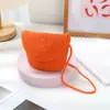 Bolsa de Palha para Férias de Verão na Beira-Mar Bolsa Colorida Trançada Nova Bolsa de Palha Boêmia 2025 Bolsa Pequena Transversal Feminina