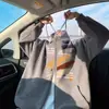Suéter cárdigan para hombre, otoño e invierno, holgado, casual, manga larga, estilo americano, adolescentes, niños, pareja, chaqueta con capucha gris
