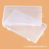 Caja de Plástico Transparente Rectangular con Tapa, Caja de Almacenamiento para Herramientas de Ferretería, Joyería, Equipo de Pesca, Tarjetas, Piezas de Ferretería, Caja de Embalaje