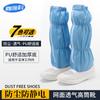 Zapatos antiestáticos botas altas caña larga suela de PU superficie de malla transpirable zapatos libres de polvo zapatos de trabajo zapatos limpios zapatos de protección laboral rayados