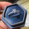 Desejo explosões de eBay transfronteiriças anel de noivado casamento zircônia simples europeu americano r527