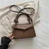 2026 Nueva Bolsa de Mujer de Alto Valor Textura Simple Nicho Bolso de Axila Casual al Aire Libre de Moda Bolso Cruzado para Mujer