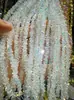 Cuentas Triangulares de Hielo Triturado 4-6mm Hilos Triangulares Cuentas Sueltas Irregulares Cuentas para Joyería Hecha a Mano DIY Accesorio para Collar