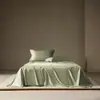 Conjunto de lençóis Muji Nishikawa estilo japonês com 100 peças de alta qualidade, lençol de peça única de algodão de fibra longa de Xinjiang, liso e sedoso, cor sólida, 100% algodão