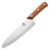 Acero Inoxidable Cuchillo de Cocina Doméstico Cuchillo de Chef Cuchillo para Rebanar Cuchillo de Cocina Pequeño Afilado Mango de Madera Utensilio de Cocina Asakh-No.919