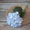 Flor Artificial Color Otoñal Cabeza Sencilla Hortensia Boda Auditorio Hogar Decoración Floricultura Exportación Estilo Europeo Flor Hortensia Sencilla