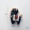 Estilo Floresta Gato Urso Retro Boneca Fofa Bordado Pônei Artesanal Estilo Artístico Enfeites Decorativos Acessórios