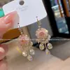 Estilo Étnico de Nicho Design Retrô Brincos Únicos 2025 Novos Brincos Retrô com Franjas de Cristal Brincos para Mulheres
