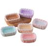 Dulce Cesta de Pan de Encaje Cesta Tejida DIY Miniatura Casa de Muñecas Juguete Adornos Imán de Refrigerador Accesorios de Joyería de Resina