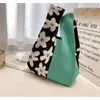 Bolsa de Tricô Florada Popular Espessa Bolsa de Tricô Bolsa de Presente de Aniversário Bolsa Tecida Bolsa de Mão Bolsa de Pulso Bolsa de Mão