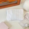 55152 Nueva Bolsa de Cosméticos con Patrón Vertical de Diamantes de Gran Capacidad para Productos para el Cuidado de la Piel Cosméticos Bolsa de Viaje Monedero Almacenamiento para Varios
