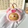 Colgante de Calabaza Natural Llavero Sombrero de Oso Hecho a Mano Colgante para Funda de Teléfono Venta al por Mayor