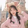 Faixa de Cabeça Shirley Rose Edição Limitada de Natal da Disney 2025 Laço Grande Faixa de Cabeça de Pelúcia Parque de Diversões Foto Acessório de Cabelo