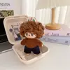 Conjunto de ropa de muñeca Labubu de barbería vintage, compatible con muñecas Labubu de 1ª, 2ª y 3ª generación, atuendo de repuesto de bufanda navideña