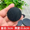 Discos redondos en blanco de sándalo morado, discos redondos de madera en bruto de palo de rosa negro de África Oriental para posavasos, etiquetas y proyectos de tallado DIY