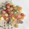 Accesorios de Joyería Natural: Ágata Escarlata, Ágata Roja del Sur, Accesorios de Joyería de Zorro Peludo, Colgantes, Accesorios de Zorro de Nueve Colas de Fuente de Sal