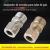 Adaptador de Gás Natural com Junta de Soquete Verde Conversão de Rosca para Tubo Corrugado de Gás Junta de Plugue Rápido