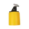 Cowbell Bateria Instrumento de Percussão Pequeno Gong Dupla Cor Verde e Amarelo Resina de Tom Alto Peixe de Madeira Instrumento de Percussão Estilo Lp