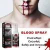 Jue-Fish spray de plasma sangre falsa de plasma sangre de vampiro zombi simulación de sangre accesorios de maquillaje para cine y televisión