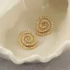 Pendientes Geométricos con Incrustaciones de Diamantes para Mujer de Amazon, Pendientes de Lujo de Gama Alta de Nicho Europeo y Americano, Pendientes de Acero de Titanio a la Moda con Forma de Corazón