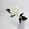 Flores Artificiales de Terciopelo Pequeñas de Esquina Rosa Transfronterizas para Decoración del Hogar, Arreglo Floral de Pared de Rosas para Salón de Bodas, Materiales Decorativos de Cascada