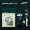Lin Lake Deluxe Edition Tabela Acessórios de Pesca Quatro em um Silicone Space Bean Scale Chumbo Oito caracteres Anel Flutuante Seat Bag Acessórios