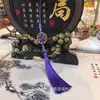 Venda Direta do Fabricante Pingente de Borla Floral 12cm Estilo Antigo Hanfu Leque Dobrável Ornamento DIY