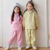 Ropa infantil coreana 2021 otoño nuevo traje infantil polar manga larga pantalones dos piezas hermano y hermana ropa deportiva