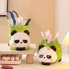 Portaplumas Creativo de Panda Adornos Lindos de Dibujos Animados Decoraciones de Almacenamiento para Escritorio de Oficina en Casa Souvenir Regalos Venta al por Mayor