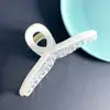 Presilha de Cabelo Grande de Sereia com Fita Coreana Clip de Tubarão de Acrílico de Alta Qualidade na Parte de Trás da Cabeça Venda por Atacado