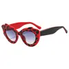 Moda Europea y Americana Nuevas Gafas de Sol Ojo de Gato, Elegantes y Versátiles de Moda Exageradas para Mujer, Protección UV, Gafas Estilo Ins