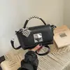 Bolsa de Moda Nueva de Verano Transfronteriza Bolso de Mano Informal de Moda Bolso Pequeño Cuadrado de Hombro Único para Mujer Bolso Cruzado