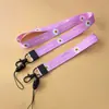 Fivela dois em um Margarida Fita de cordão para celular cordão longo curto etiqueta de cordão corda anti-perda cordão de celular conveniente