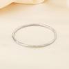 Comercio exterior Europa y Estados Unidos personalidad acero inoxidable 304 alambre redondo 3 mm anillo liso sin boca de soldadura pulsera laminada integrada