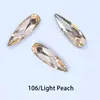 Dongzhou Gota d'Água de Cristal Base Pontiaguda Strass Acessórios para Joias DIY Pingente de Colar Strass de Vidro Super Brilhante Strass K9