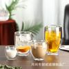 Copo de Vidro de Parede Dupla com Alça Copo de Café Copo de Suco Copo Doméstico de Vidro de Borossilicato Alto Marca de Leite Copo Redondo