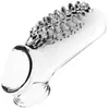 Condón de Cristal Transparente para Hombres, Funda Gruesa para Pene, Producto Novedoso para el Coito Sexual de Pareja Adulta