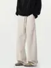 Pantalones Casuales Estilo Americano High Street Scimitar para Hombre Otoño e Invierno Marca de Moda Sueltos Engrosados Pantalones Deportivos Peso Pesado Colgante Pantalones Rectos